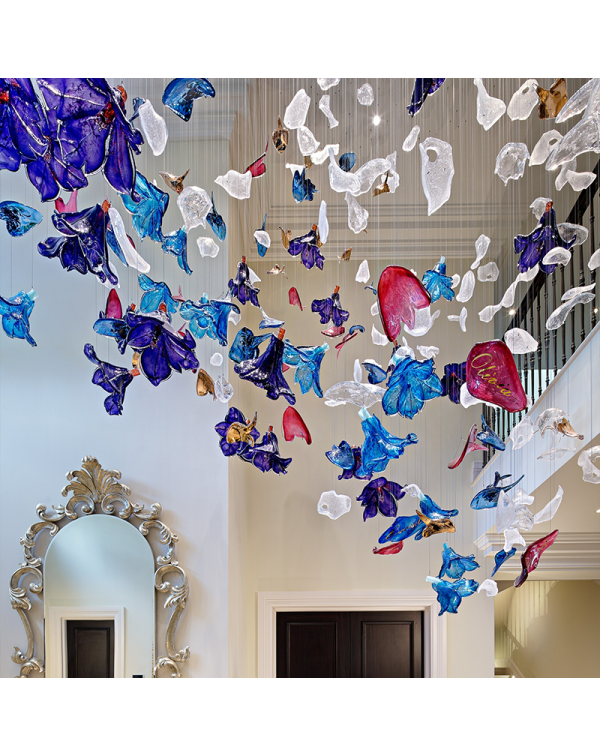 Villa, hotel large lantern decoration, petal lante...