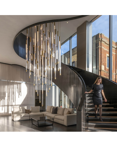 Villa Hotel Stairwell Large Pendant