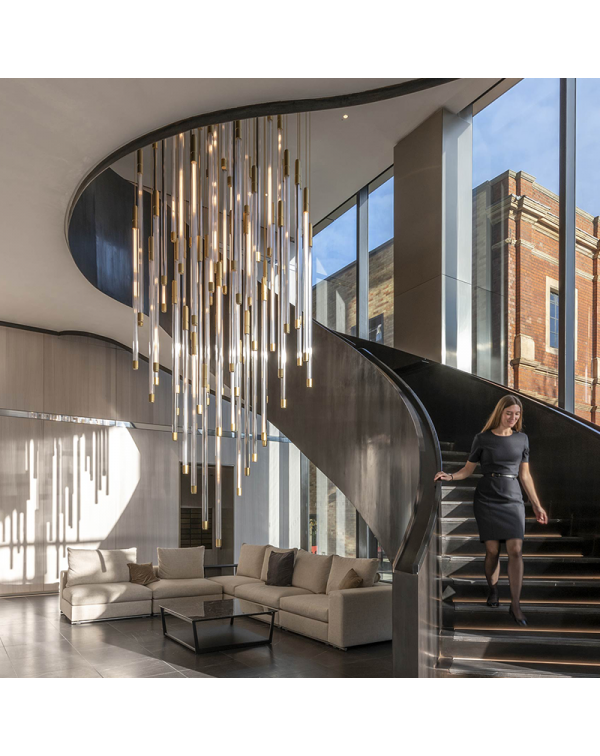 Villa Hotel Stairwell Large Pendant