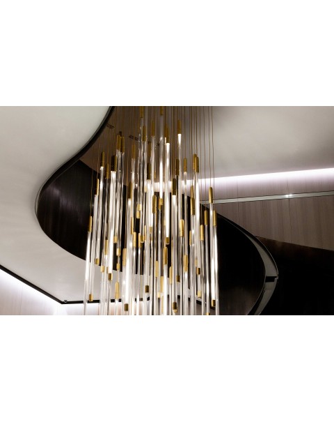 Villa Hotel Stairwell Large Pendant