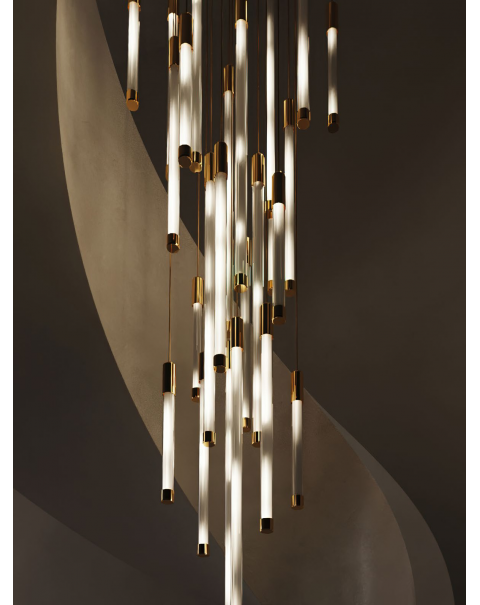 Villa Hotel Stairwell Large Pendant