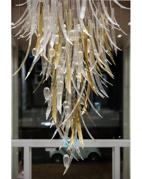 Large Flower Light Pendant