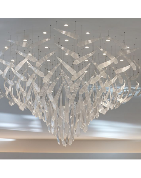 Large Flower Lamp Chandelier