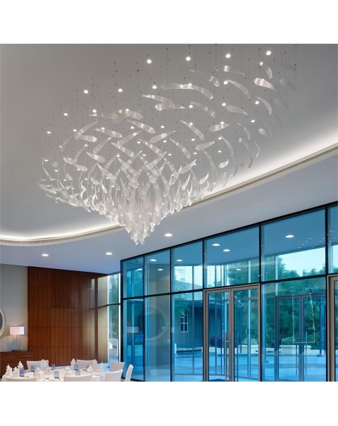 Large Flower Lamp Chandelier