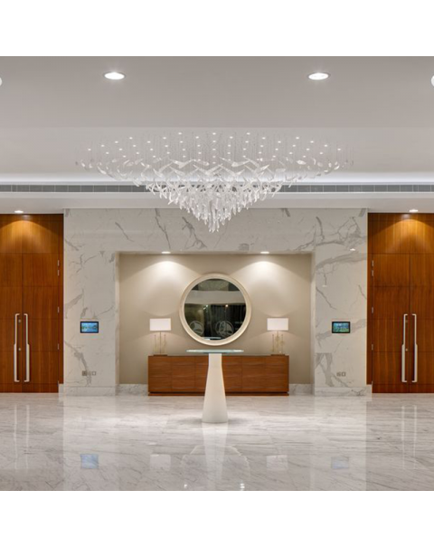 Large Flower Lamp Chandelier