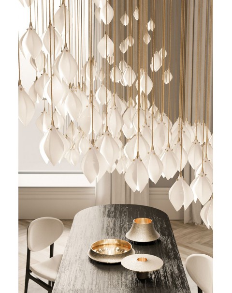 Large Crystal Fancy Chandelier