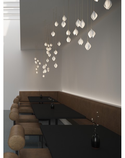 Large Crystal Fancy Chandelier