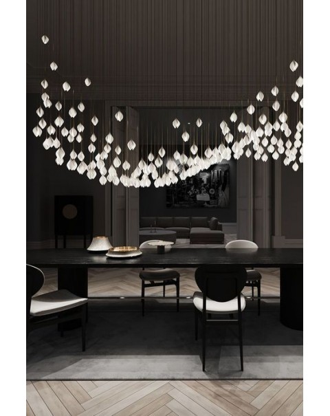 Large Crystal Fancy Chandelier
