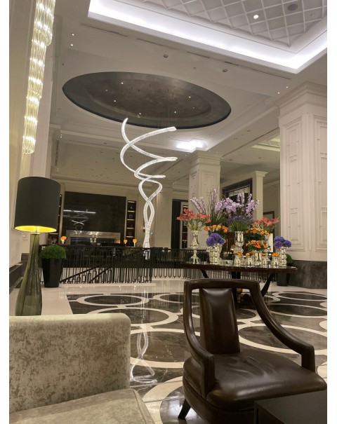 Large lantern lighting