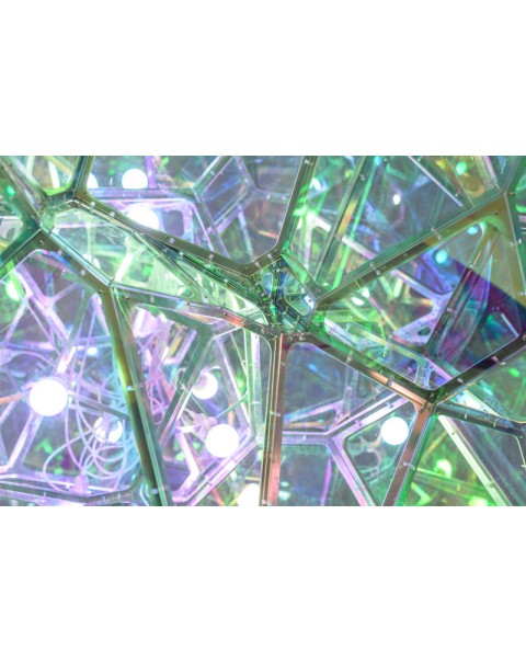 Magic laser chandelier