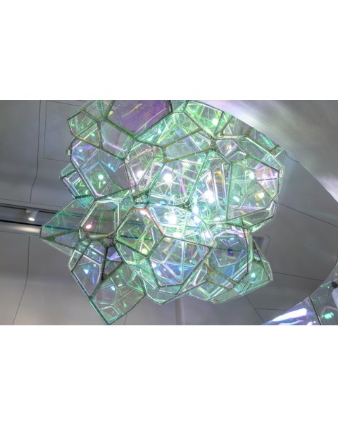 Magic laser chandelier