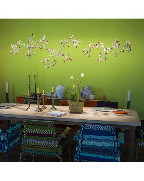Villa living room dining room creative flower chandelier