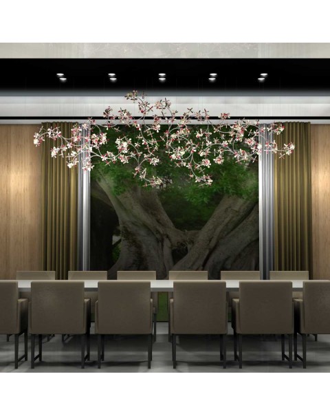 Villa living room dining room creative flower chandelier