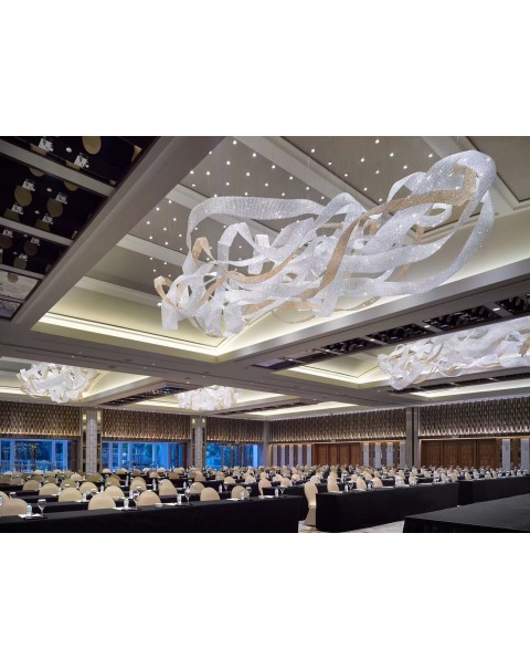 Lobby Ribbon Chandelier