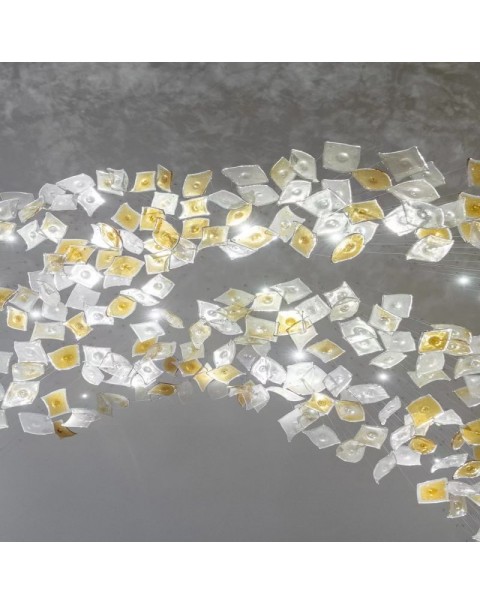 Square diffuser chandelier