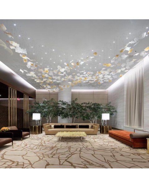 Square diffuser chandelier