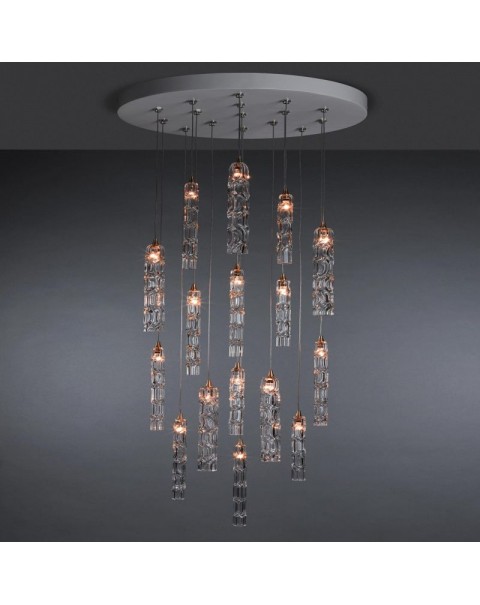 Magic Crystal Floral Chandelier
