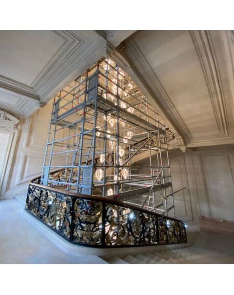 Staircase Crystal Chandelier