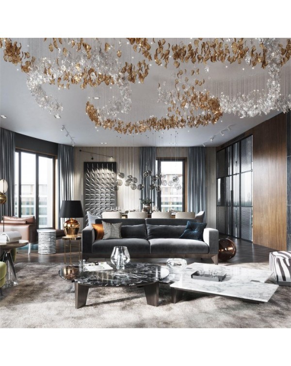 Lobby Crystal Chandelier