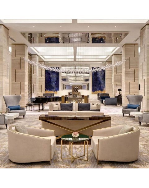 Lobby Crystal Pendant Chandelier