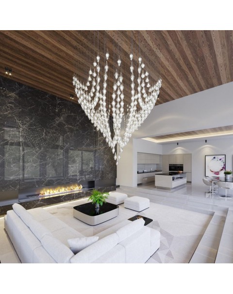 Ice Cone Crystal Pendant Chandelier
