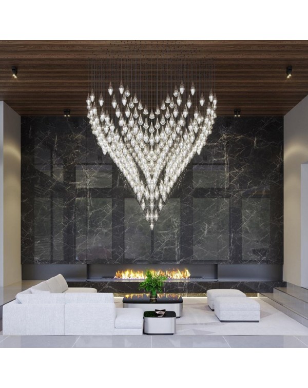 Ice Cone Crystal Pendant Chandelier