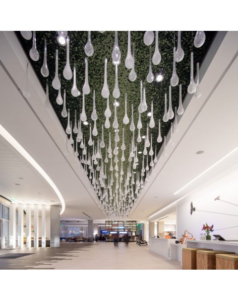 Crystal Glass Chandelier for Lobby