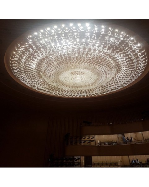 Round Hotel Banquet Lobby Chandelier
