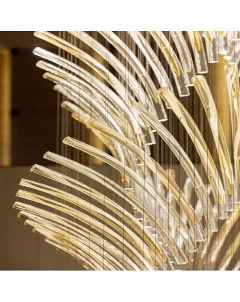 Large art villa chandelier