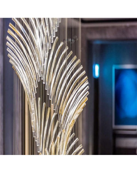 Large art villa chandelier