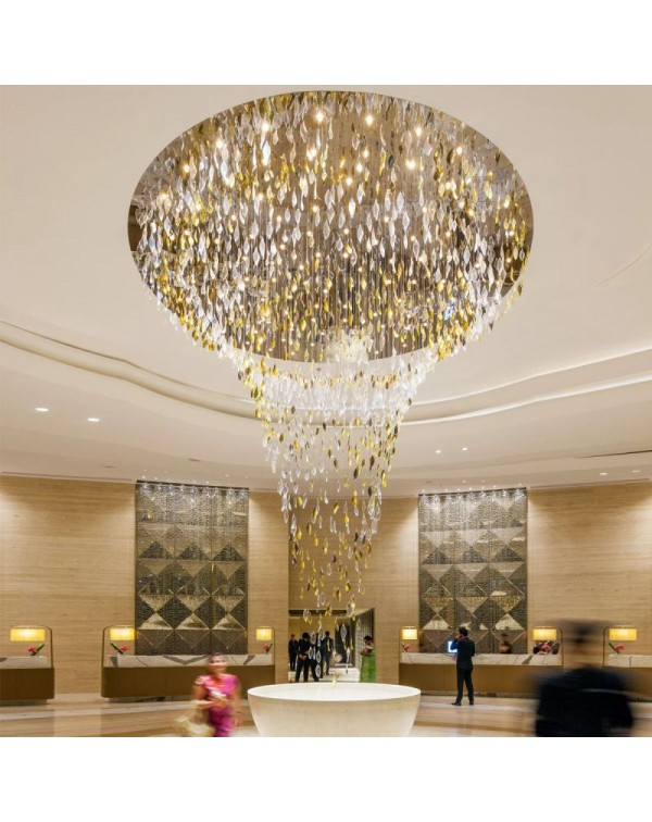Simple atmosphere light luxury crystal chandelier