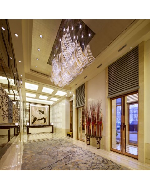 Hotel lobby villa art crystal chandelier