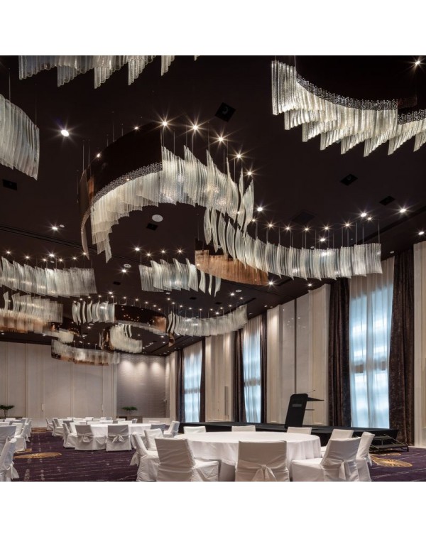 High-end hotel banquet hall chandelier