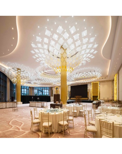 Villa Hotel Restaurant Crystal Glass Chandelier