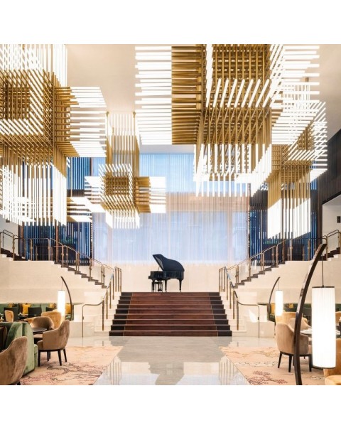 Hotel Lobby Wedding Art Crystal Chandelier