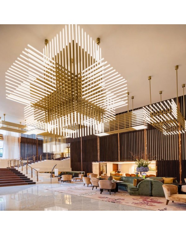 Hotel Lobby Wedding Art Crystal Chandelier