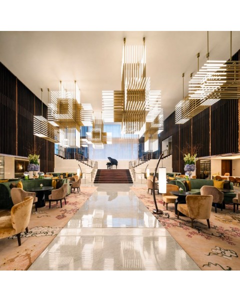 Hotel Lobby Wedding Art Crystal Chandelier