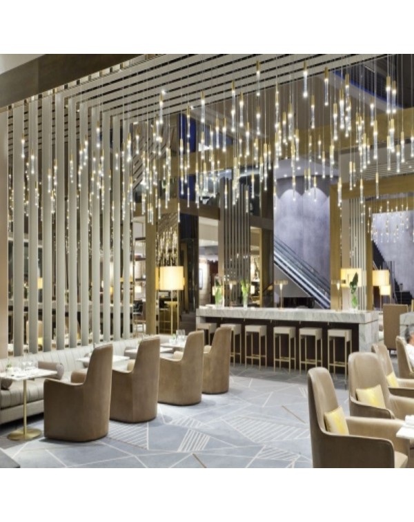 Modern Simple Crystal Glass Chandelier Living Room...
