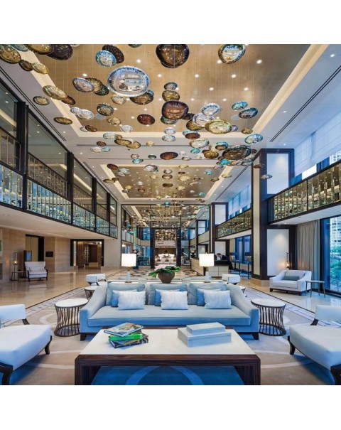 Hotel glazed pendant creation art chandelier