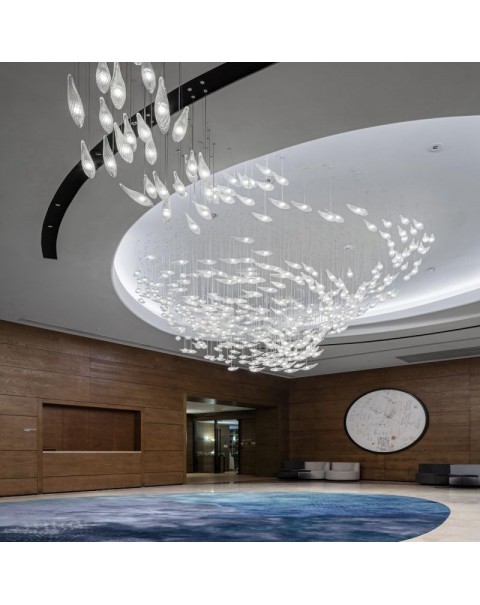 Sales office hotel villa crystal glass chandelier