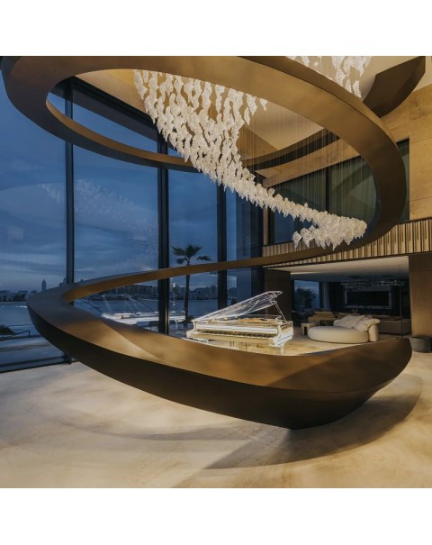 Villa Crystal Glass Creative Chandelier