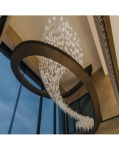 Villa Crystal Glass Creative Chandelier