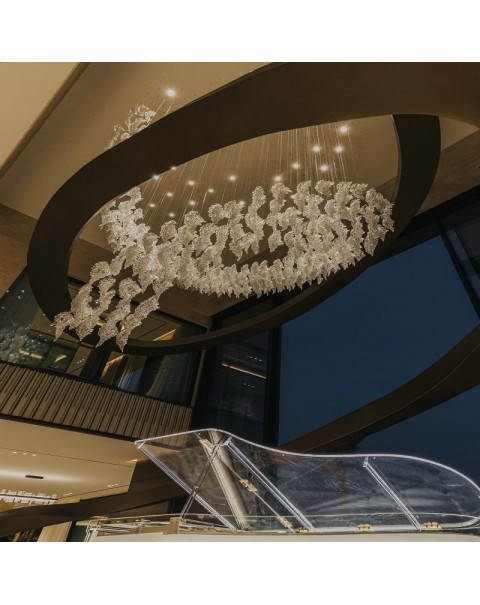 Villa Crystal Glass Creative Chandelier