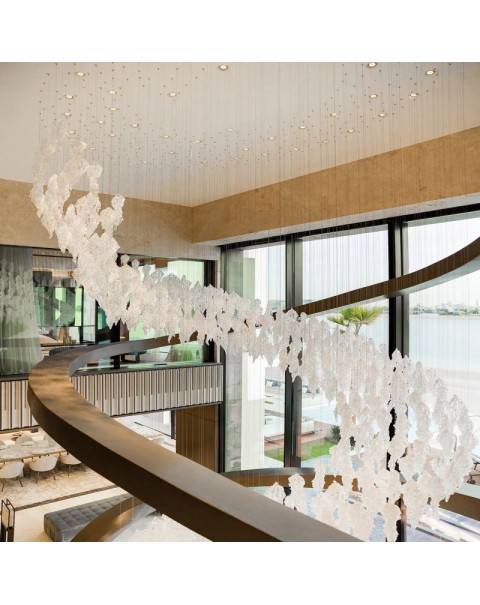 Villa Crystal Glass Creative Chandelier