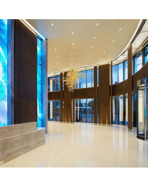 Living Room Villa Art Crystal Glass Chandelier