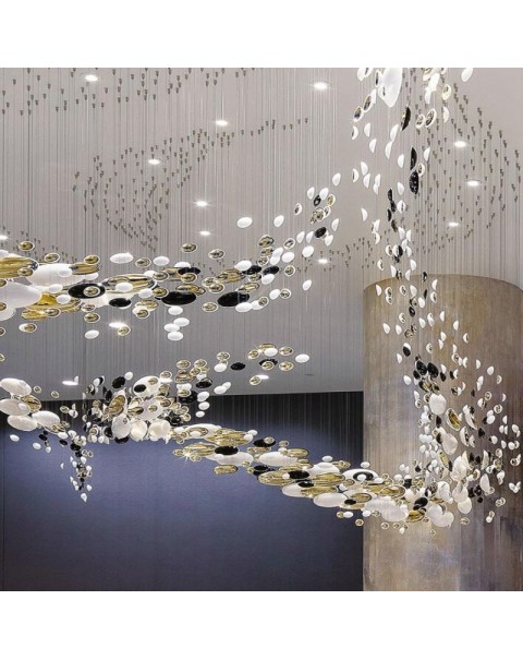 Villa hotel showroom crystal glass chandelier