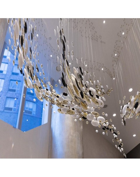 Villa hotel showroom crystal glass chandelier