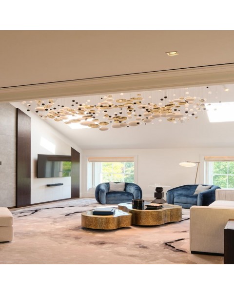 Villa hotel showroom crystal glass chandelier