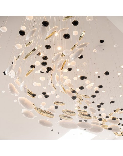 Villa hotel showroom crystal glass chandelier