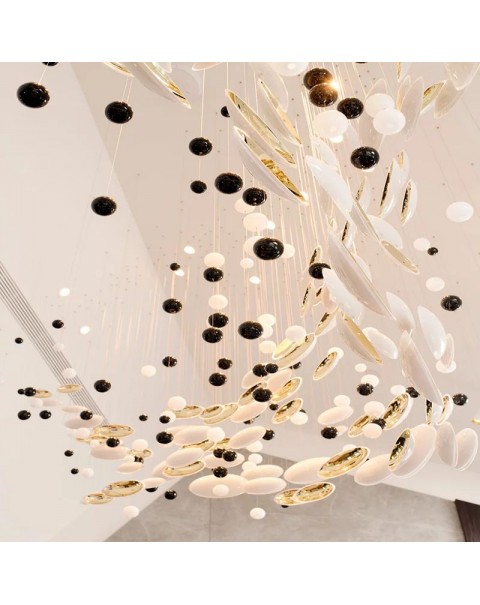 Villa hotel showroom crystal glass chandelier